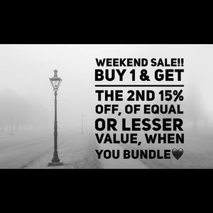 WEEKEND SALE! 🖤💋